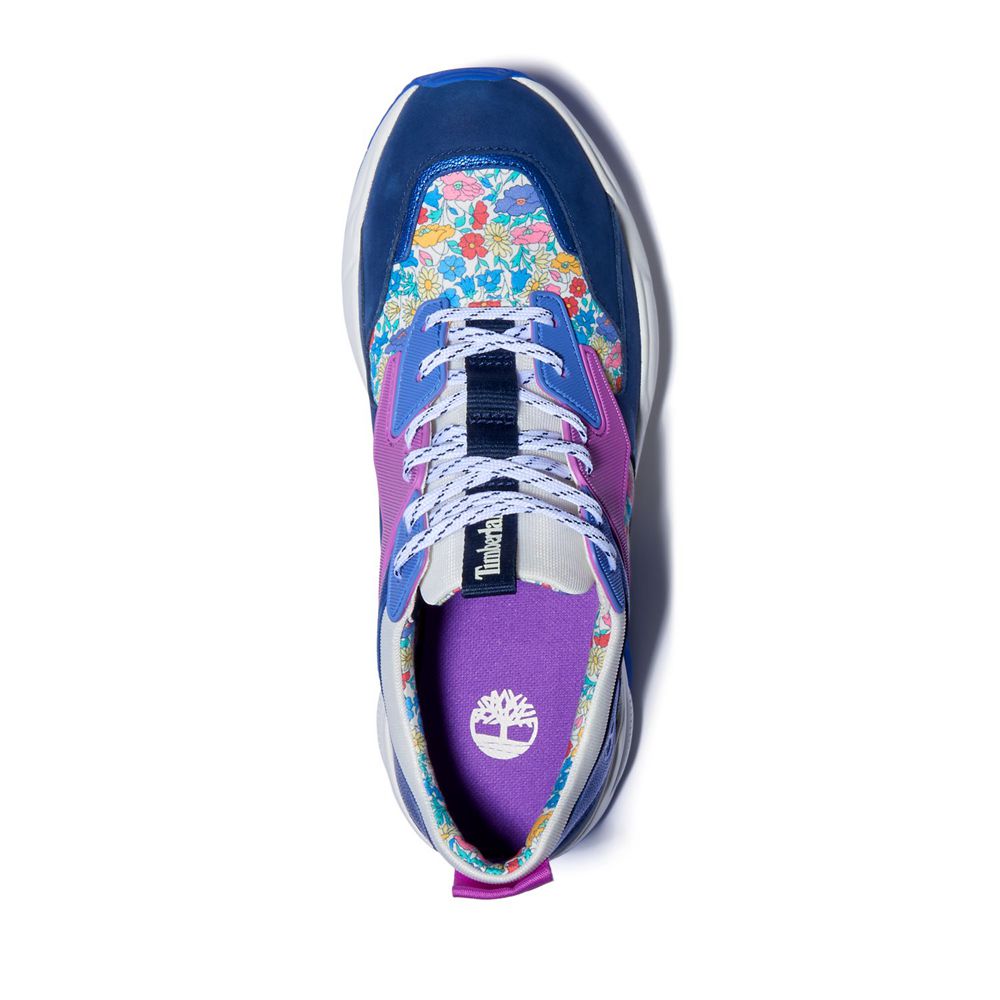 Tênis Feminino - Timberland Delphiville Made With Liberty Fabric - YWXPG4298 - Azul Marinho